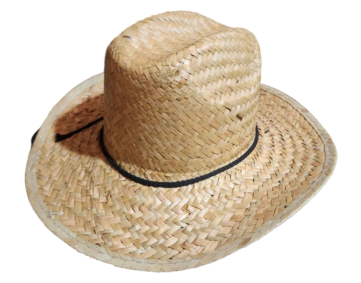 Chapeau de paille paysan couleur originale