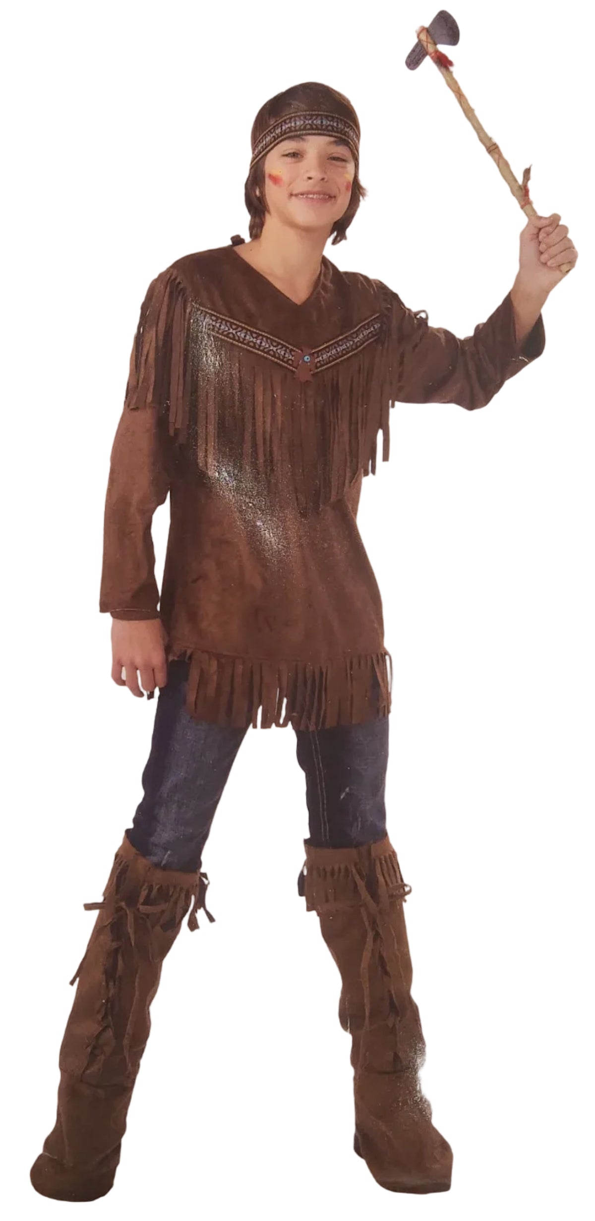 Brave Amérindien - Costume pour adolescent