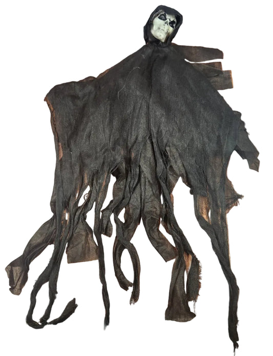 Small Flying Skull Stake Black