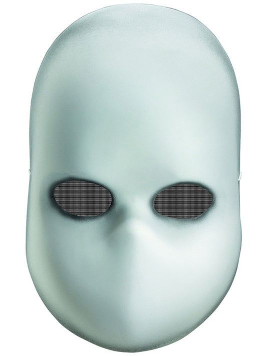 Blank Black Eyes Doll Mask