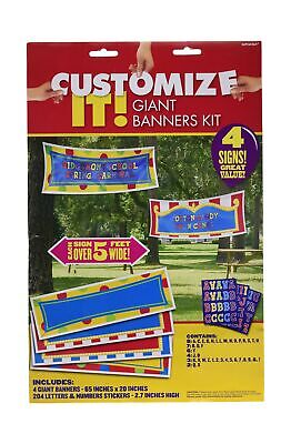Customize It ! Giant Sign Banners Kit