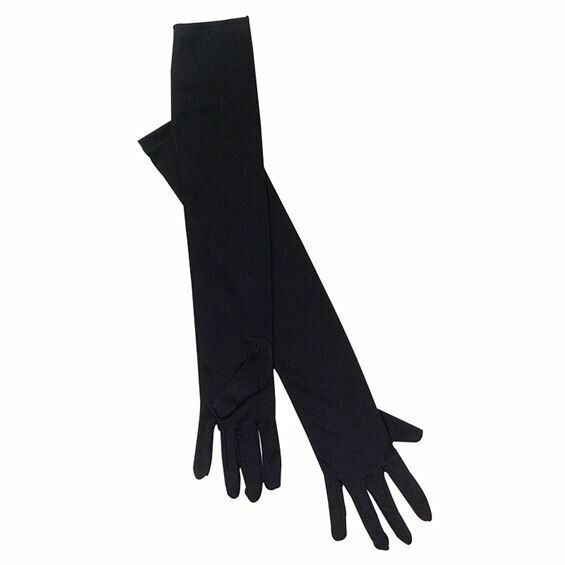 20" Formal Black Gloves