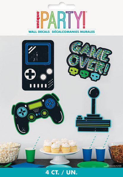 Gamer Birthday Wall Decals