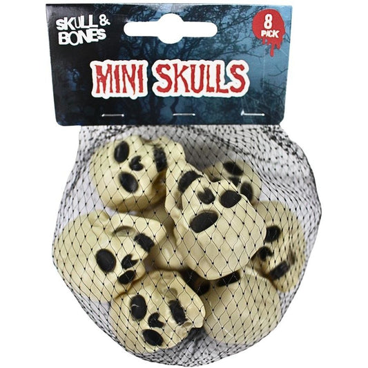 Mini Bag Of Skulls 8 Pack