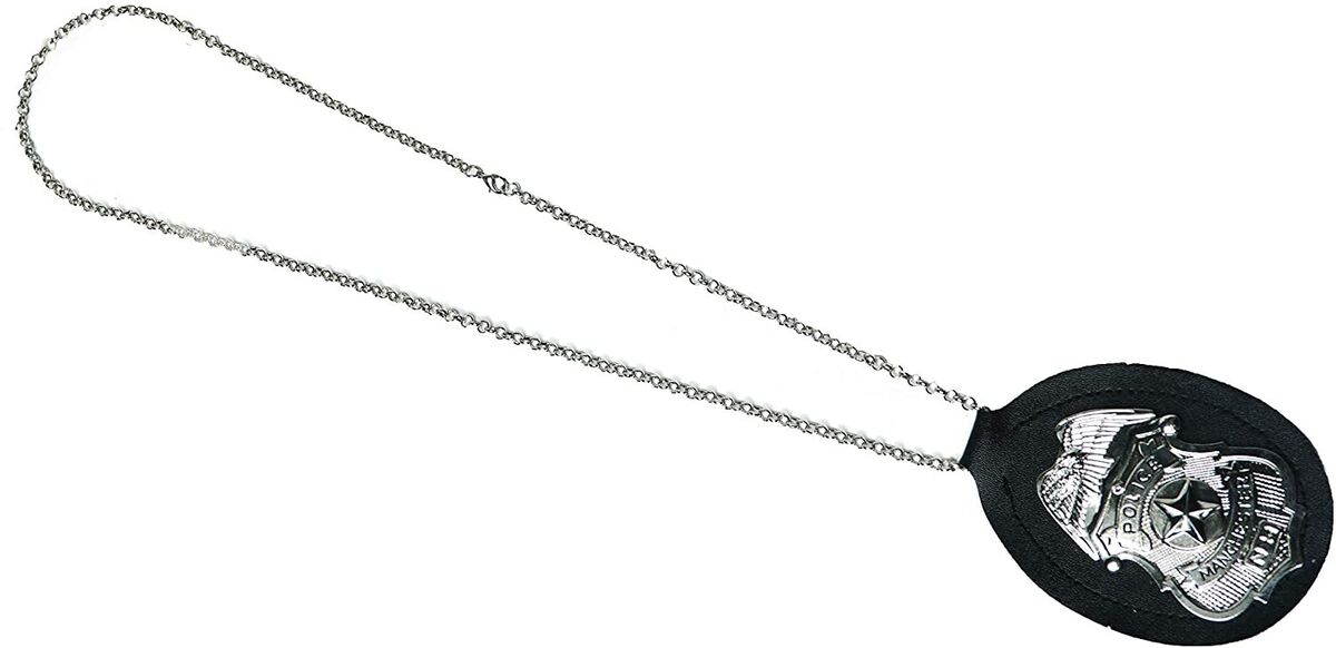 Police Shield Necklace