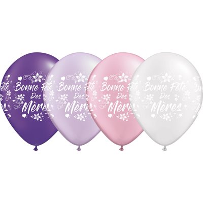 B. 11" "Bonne Fête Des Mères" Perlé Assortis