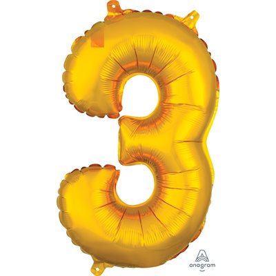 M. 16" Airfill Only Chiffre Or