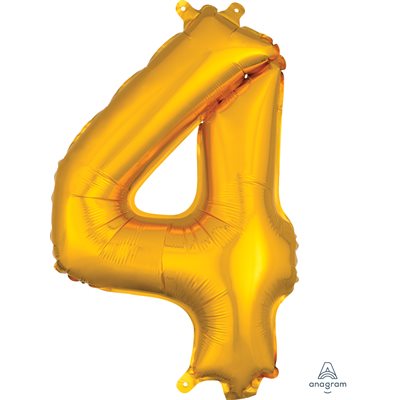 M. 16" Airfill Only Chiffre Or