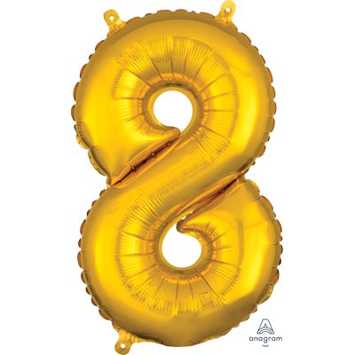 M. 16" Airfill Only Chiffre Or