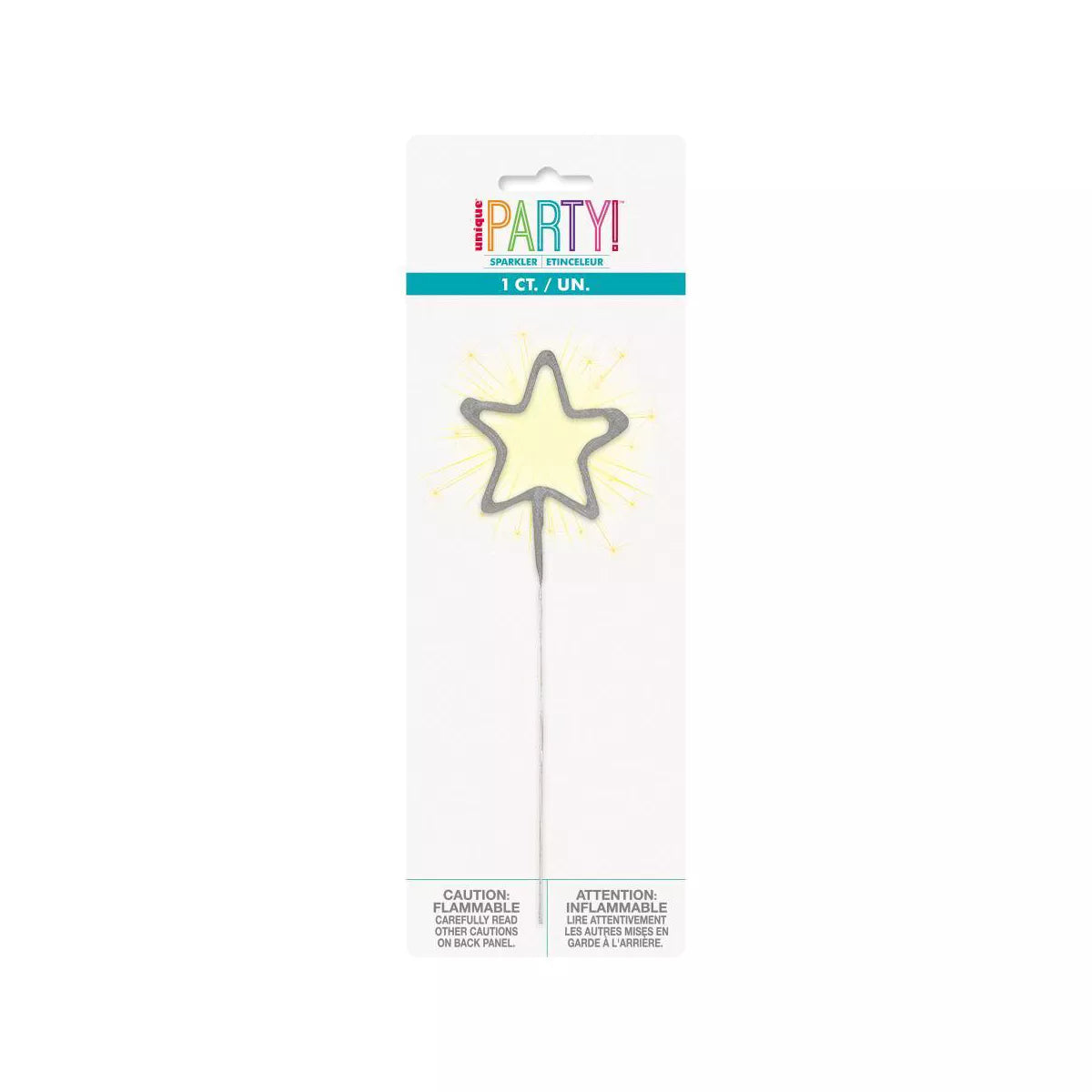 Star Shaped Sparkler Cake Candle