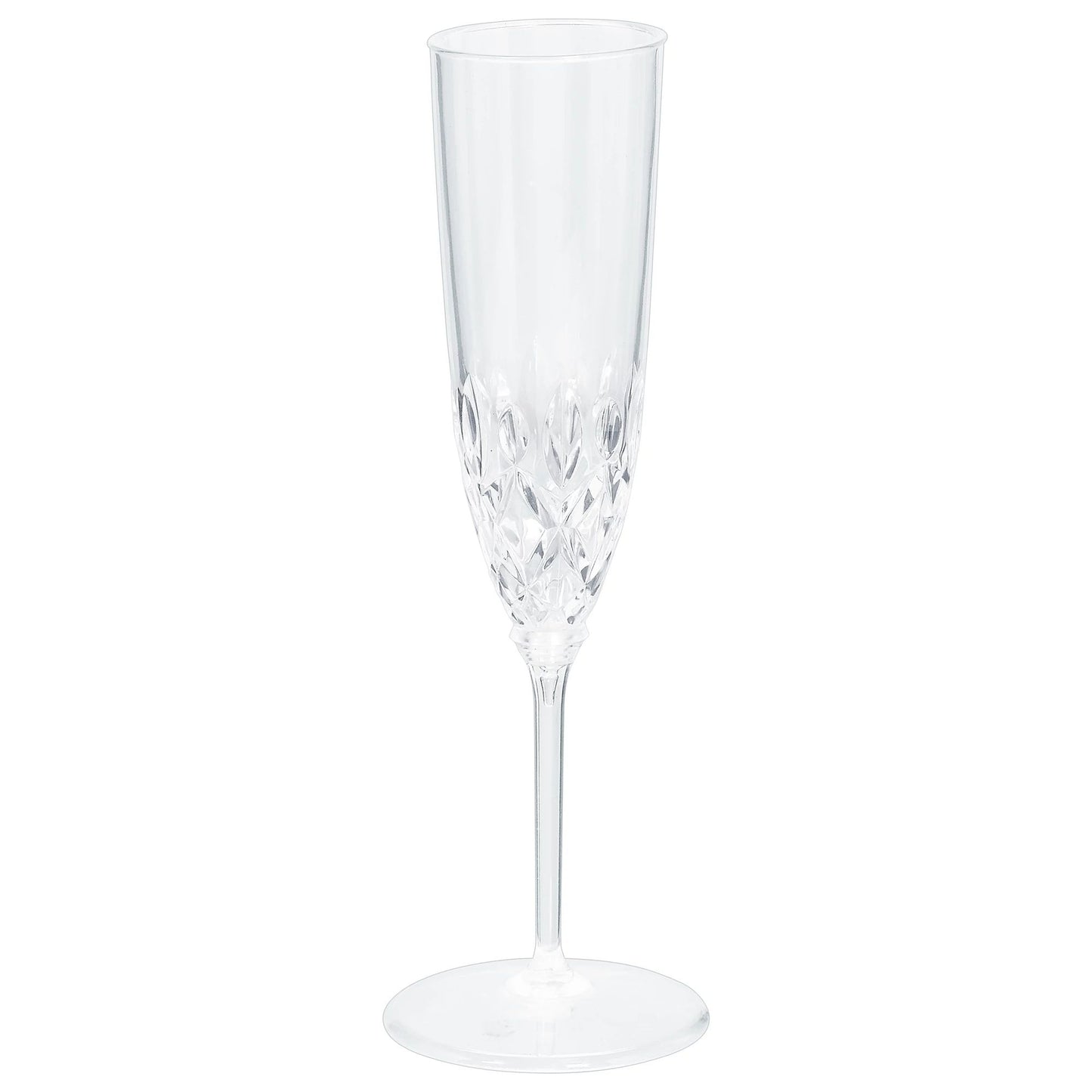 Premium Crystal Champagne Flutes - Clear