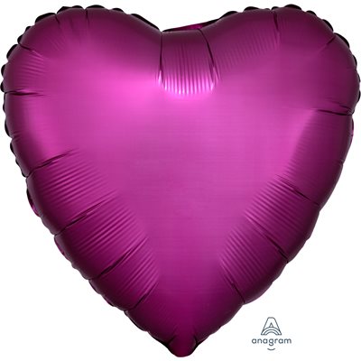 M. 18" Heart Shaped - Satin Colors