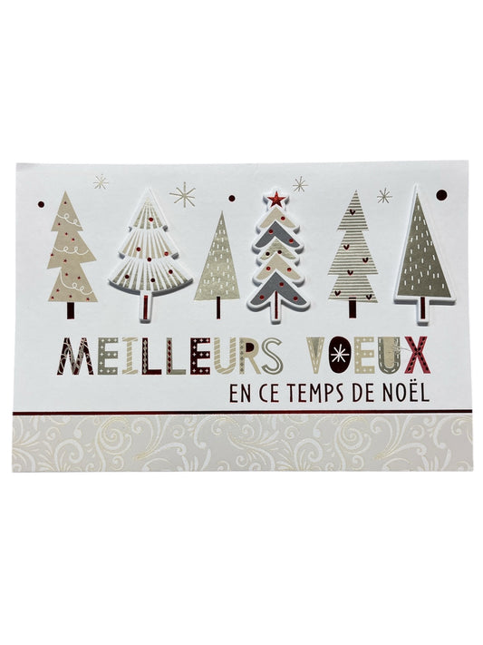 Carte De Souhait - Meilleur Voeux En Ce Temps De Noël Paysage