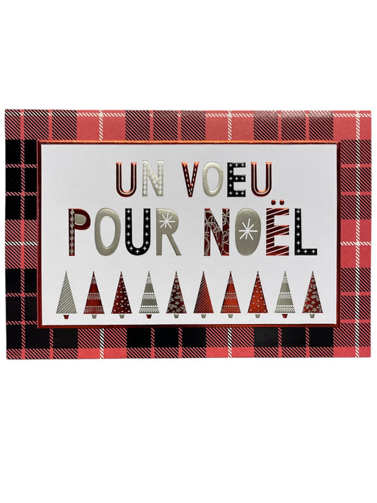 Carte De Souhait - Un Voeu pour Noël Paysage