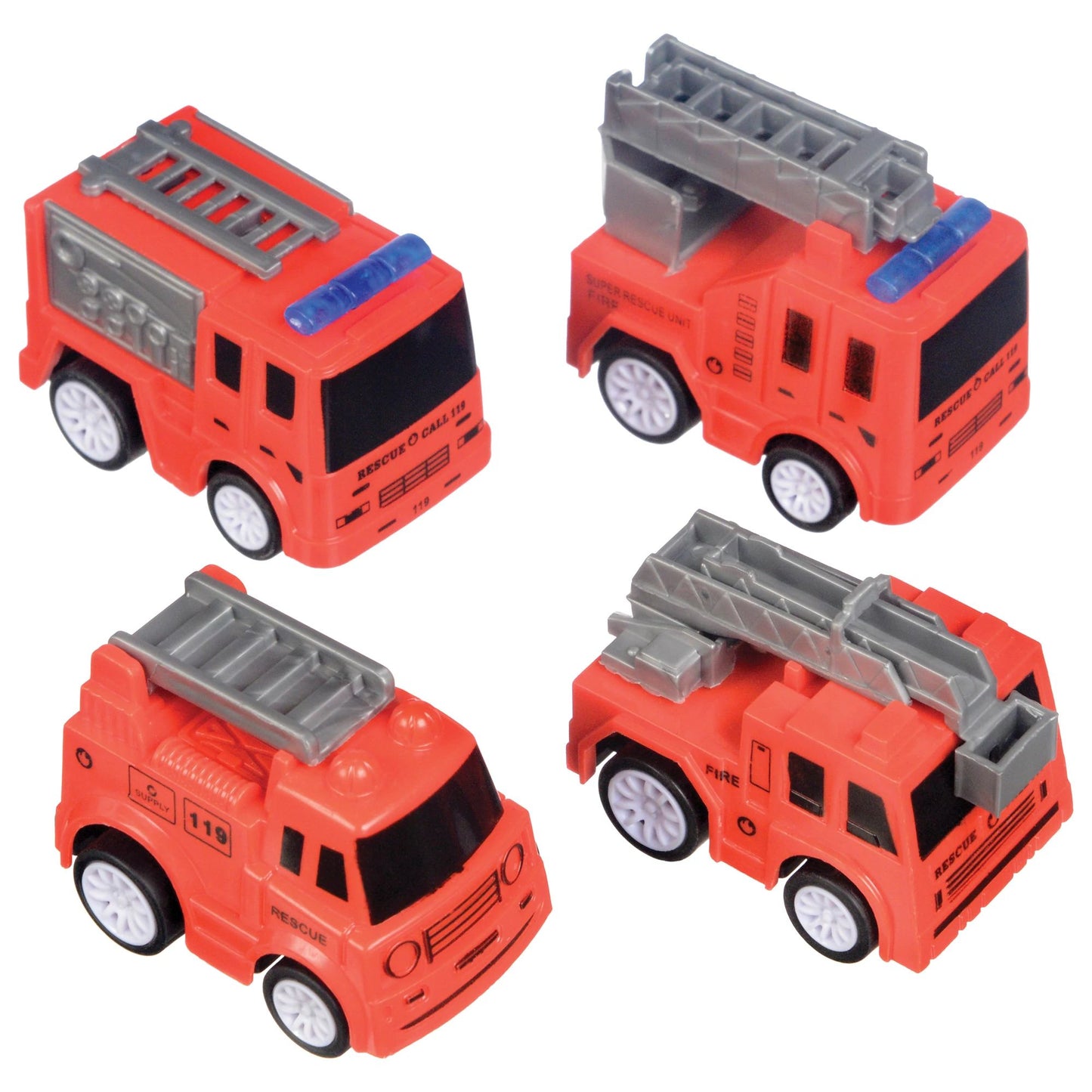 Pullback Vehicles Firetrucks