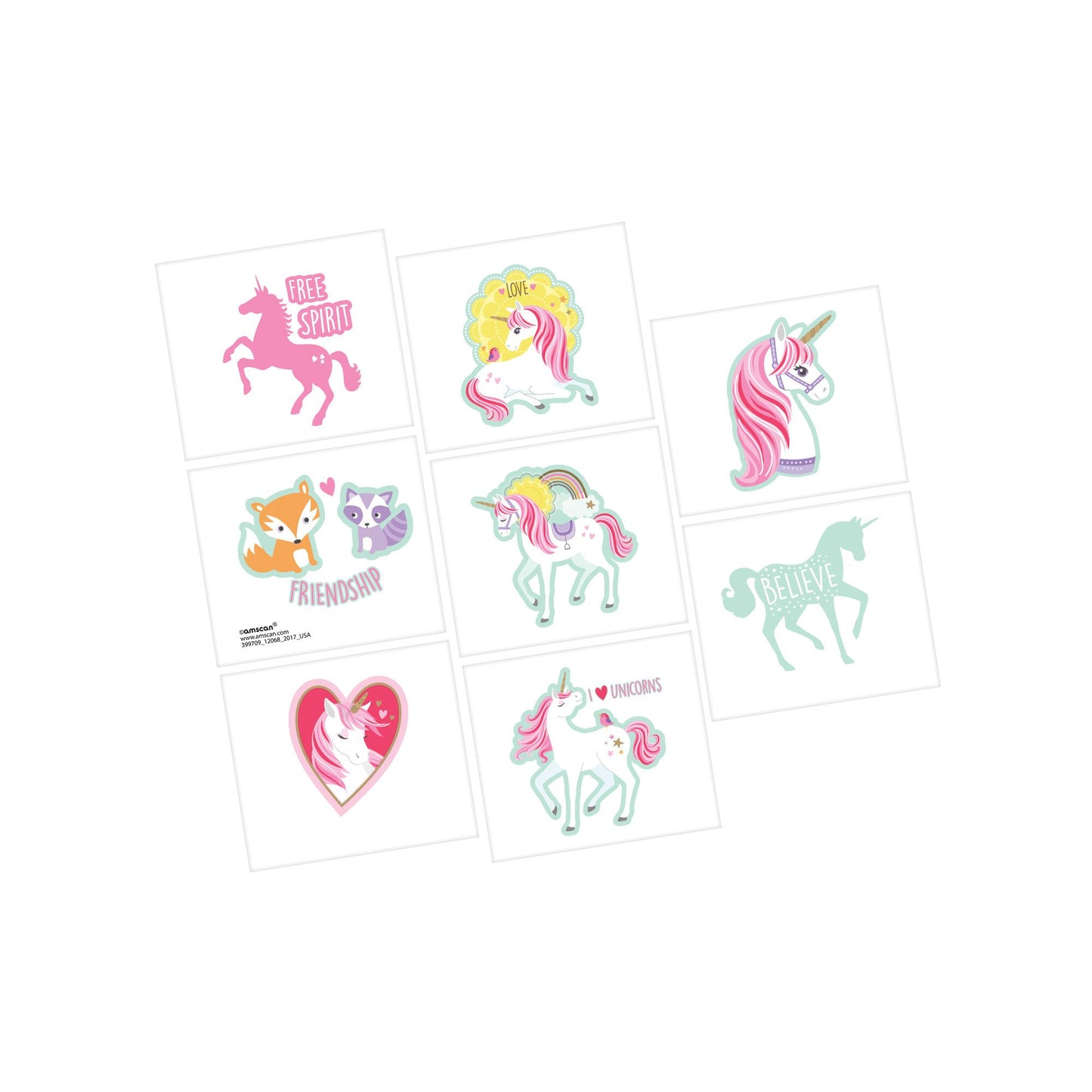 Unicorn Fake Tattoos