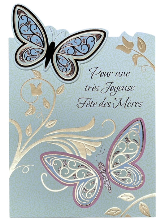 Carte De Souhait - Pour Une Très Joyeuse Fête Des Mères