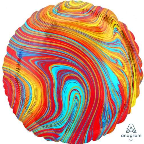 M.18'' Rond Colorful Marblez