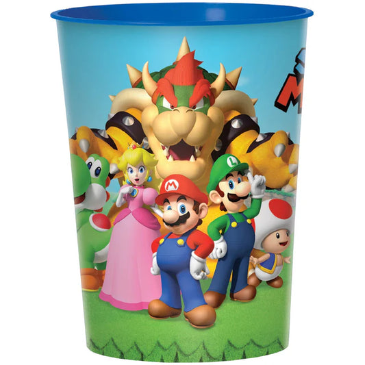 Super Mario Gang Plastic Cup 16oz - Super Mario Bros