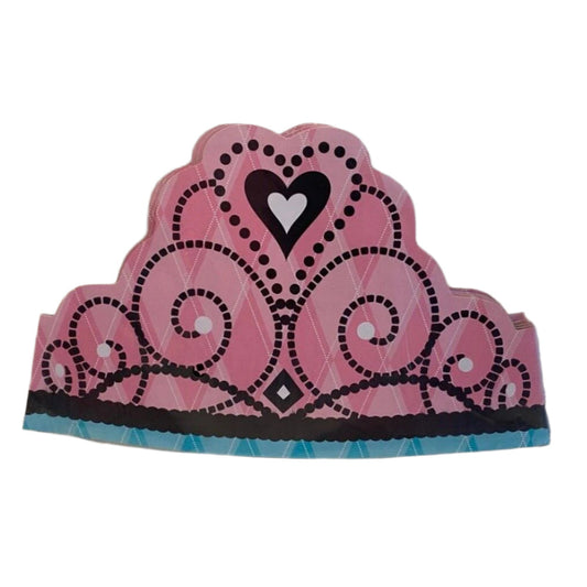 Paper Princess Tiara - 6 Piece/Pack