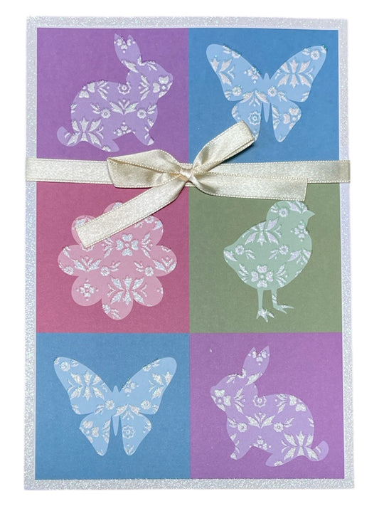 Carte De Souhait - Pâques Dessins De Petits Animaux