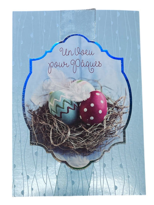 Carte De Souhait - Un Voeu Pour Pâques !