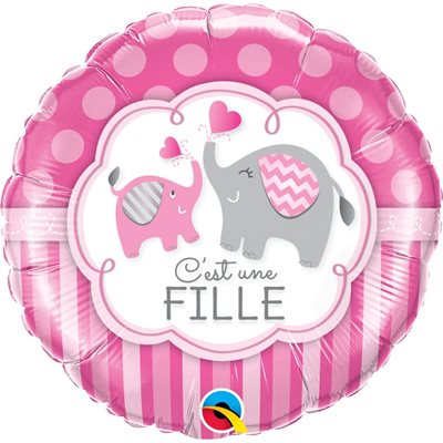 M.18'' C'est Une Fille - Pink Elephant