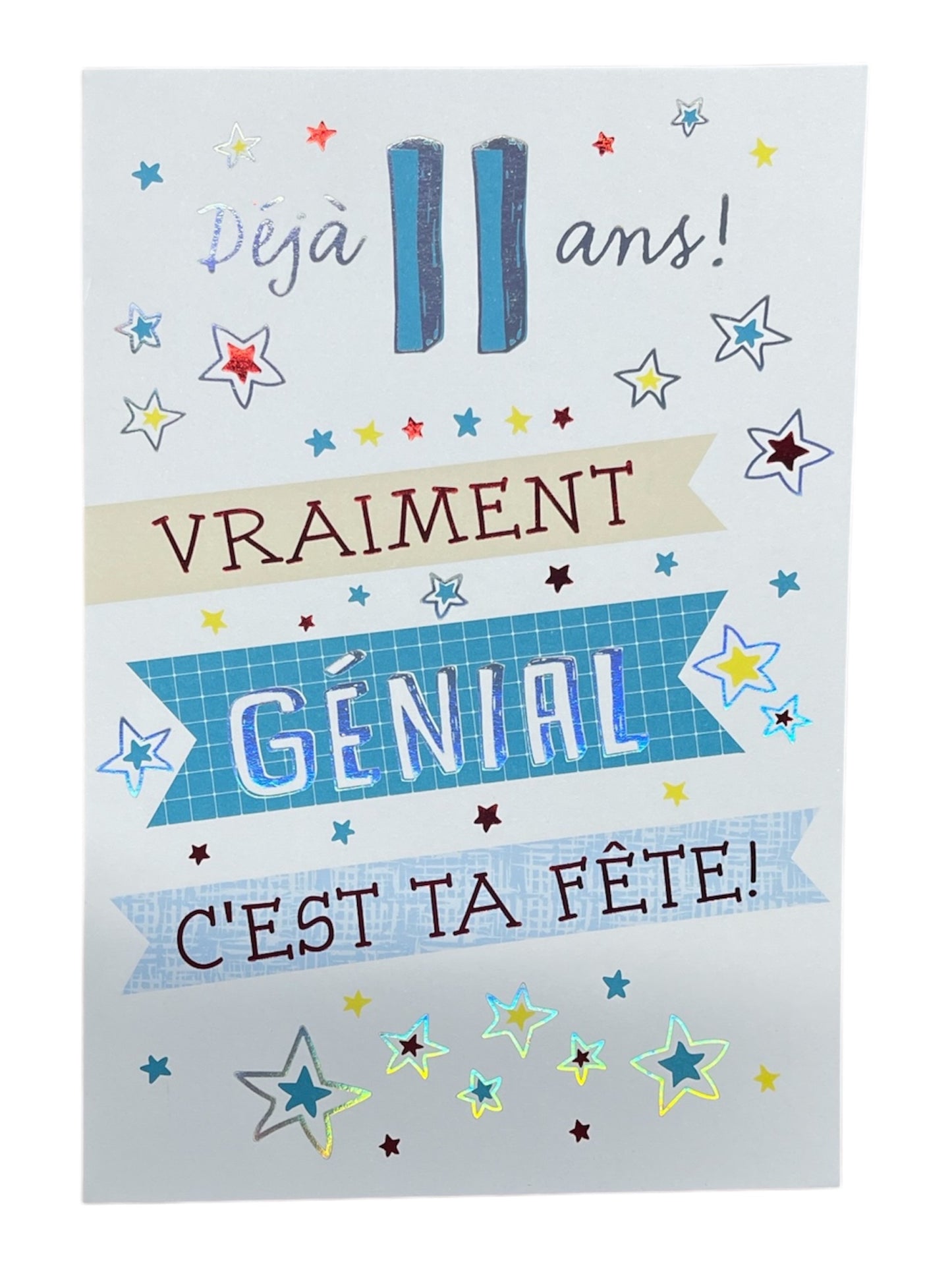 Carte De Souhait - Fête 11 Ans