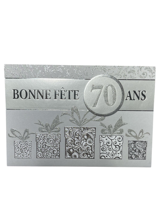 Carte De Souhait - Fête 70 Ans Paysage