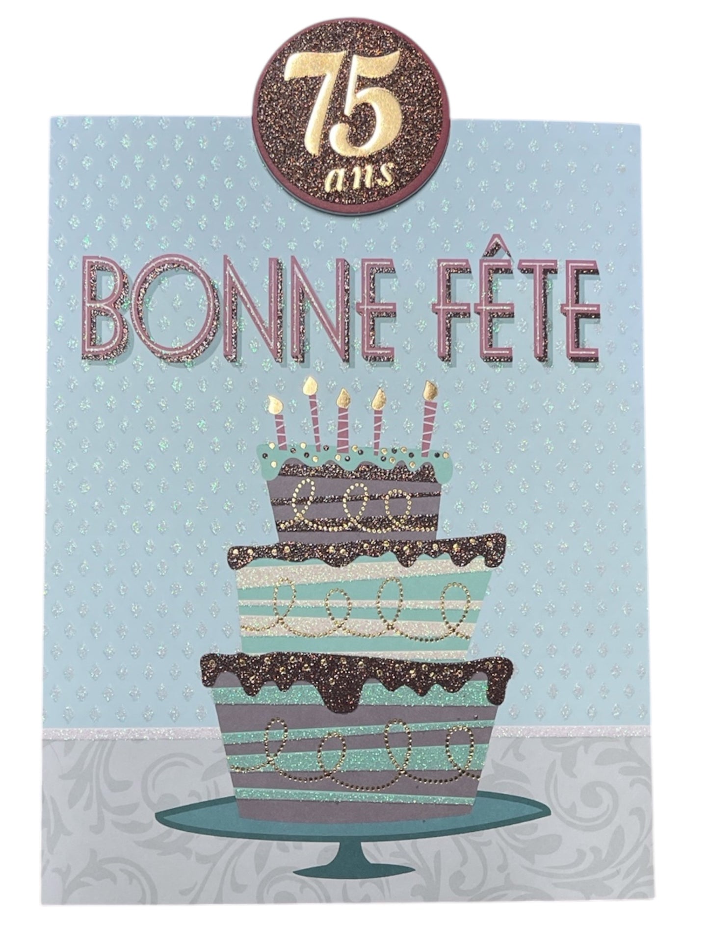 Carte De Souhait - Fête 75 Ans
