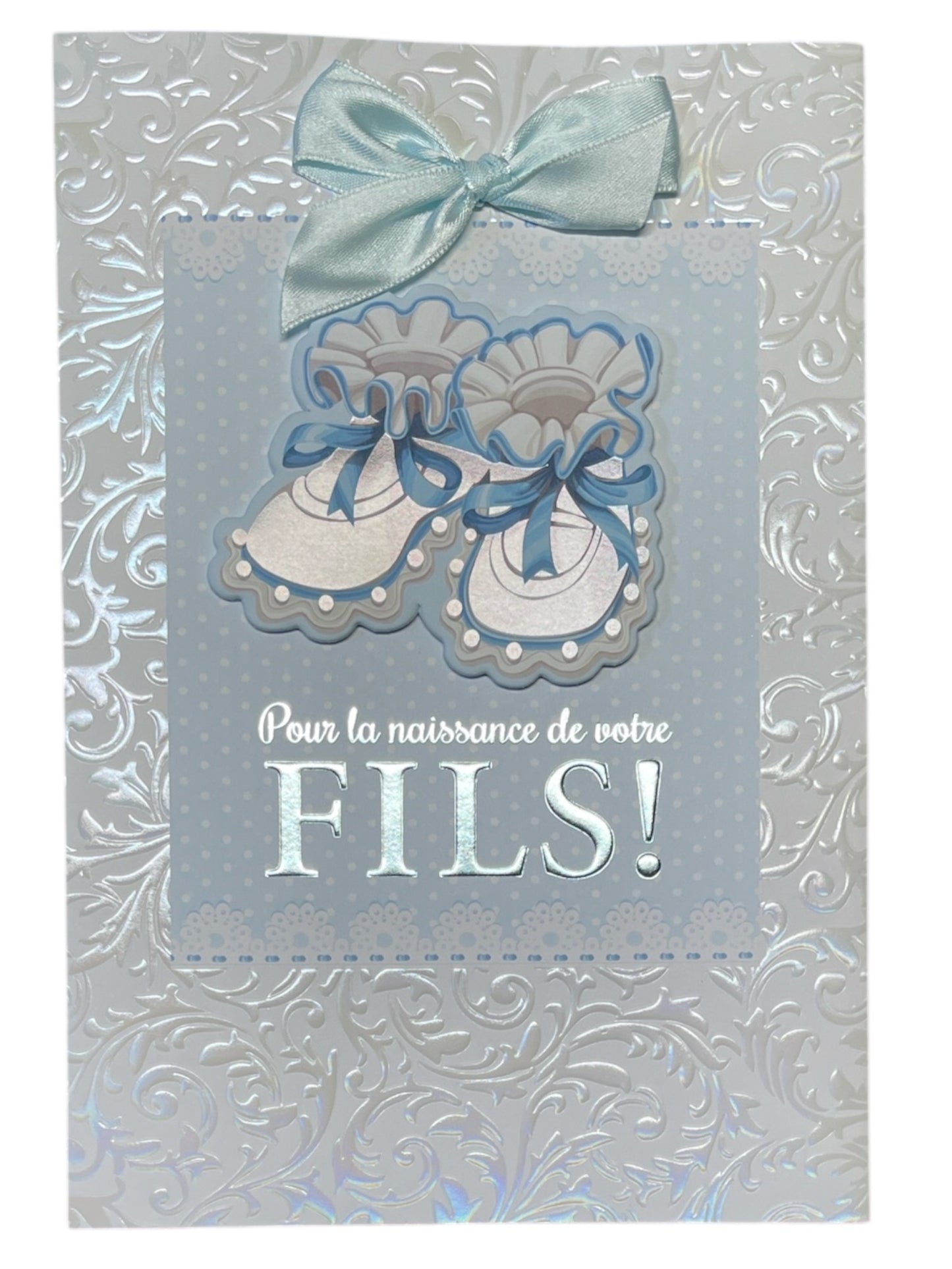 Carte De Souhait - Pour La Naissance De Votre Fils