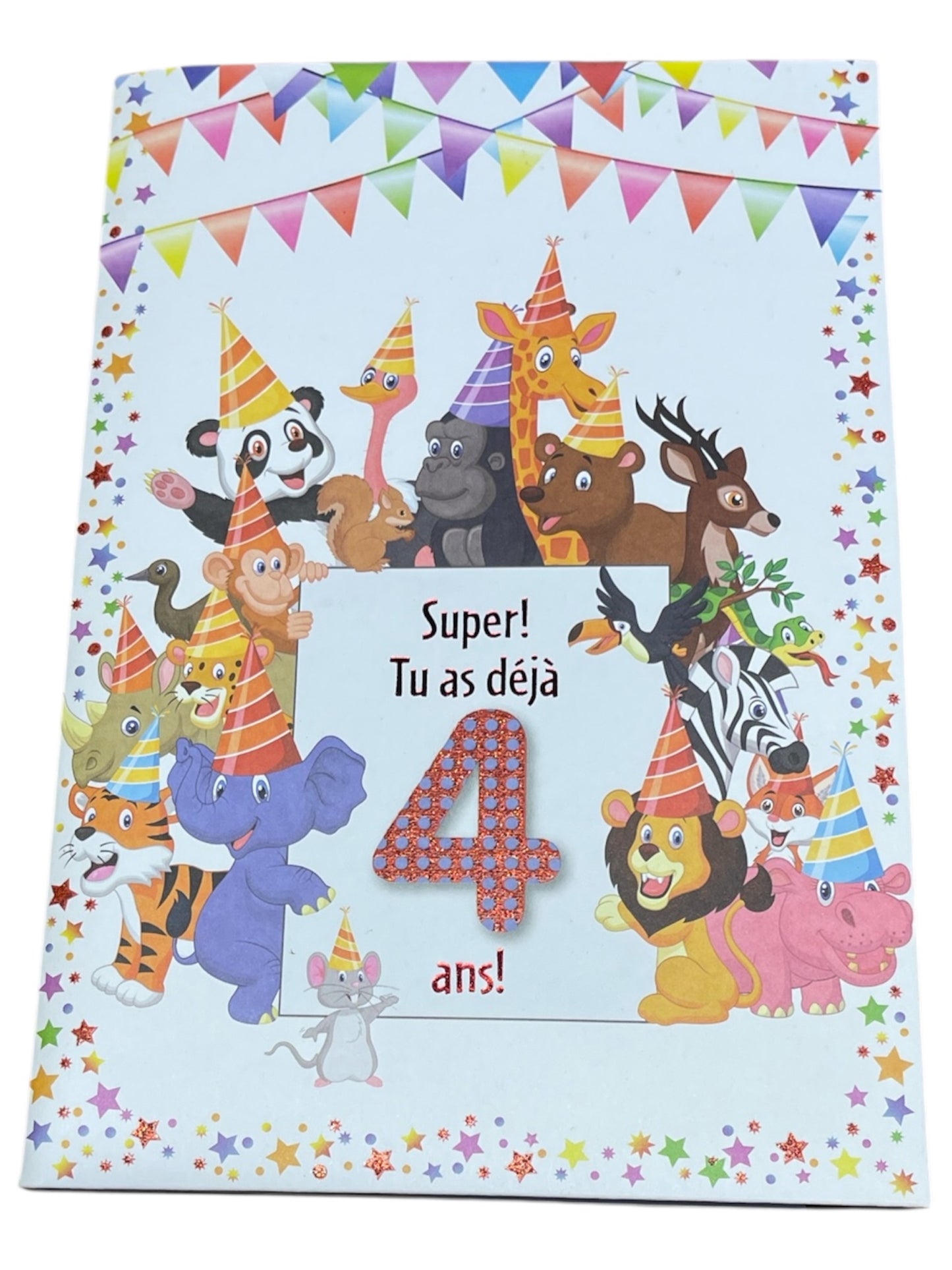 Carte De Souhait - Fête 4 Ans