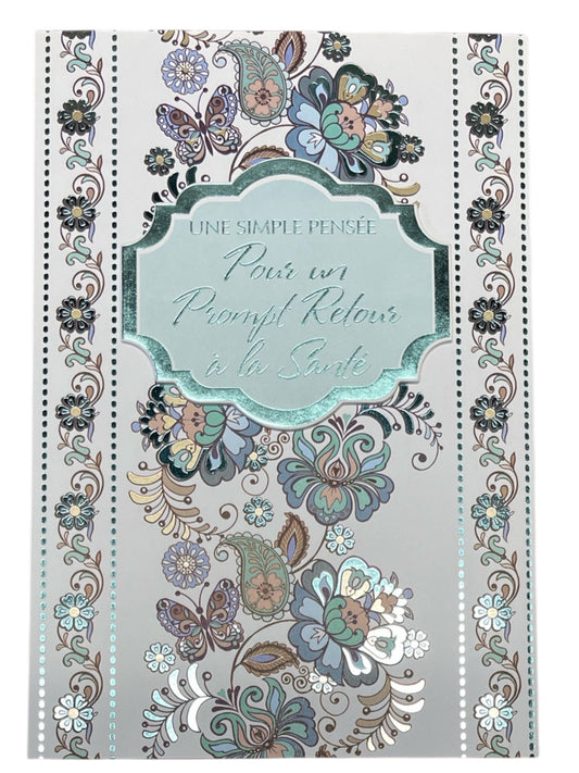 Carte De Souhait - Pour Un Prompt Retour À La Santé