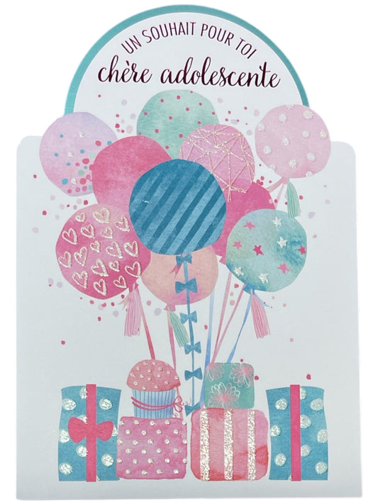 Carte De Souhait - Un Souhait Pour Toi Chère Adolescente