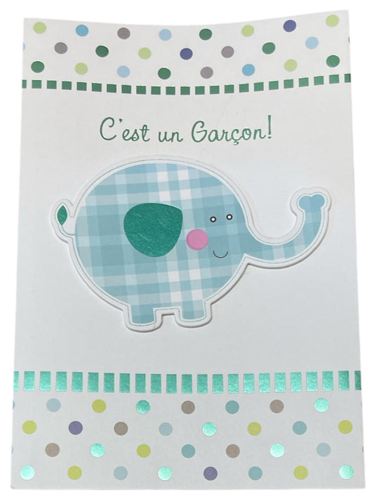 Carte De Souhait - C'est Un Garçon
