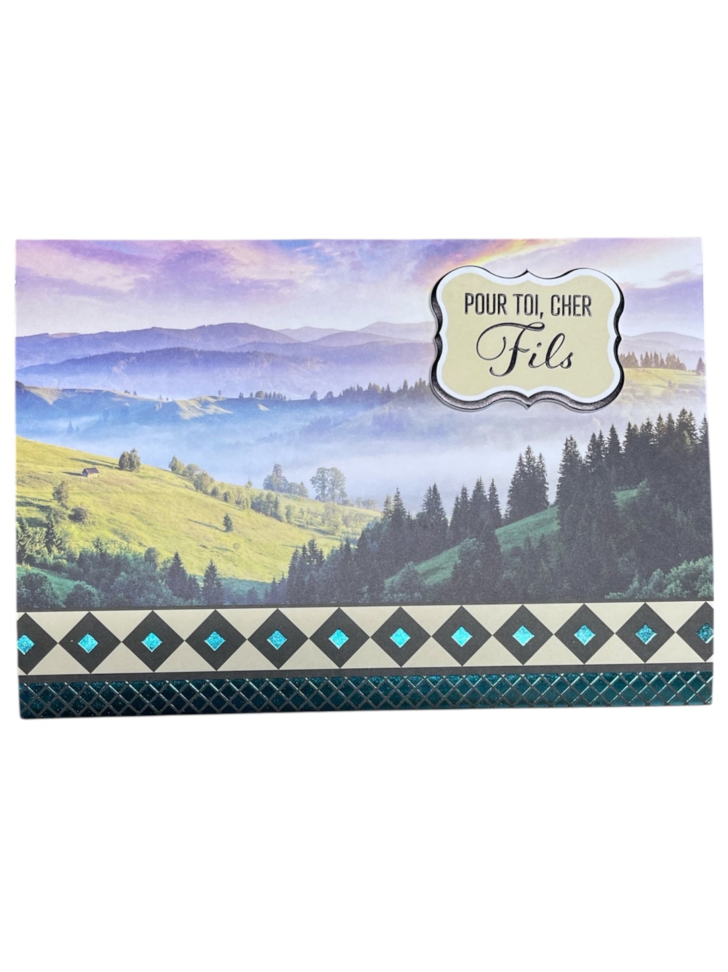 Carte De Souhait - Pour Toi Cher Fils Paysage