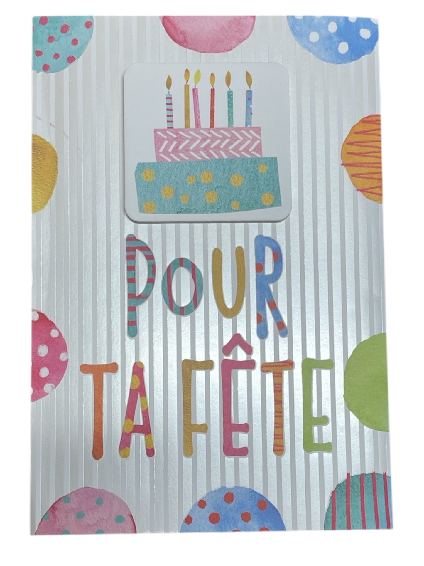 Carte De Souhait - Pour Ta Fête Gateau