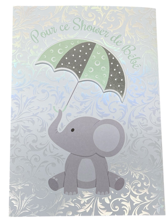 Carte De Souhait - Shower De Bébé