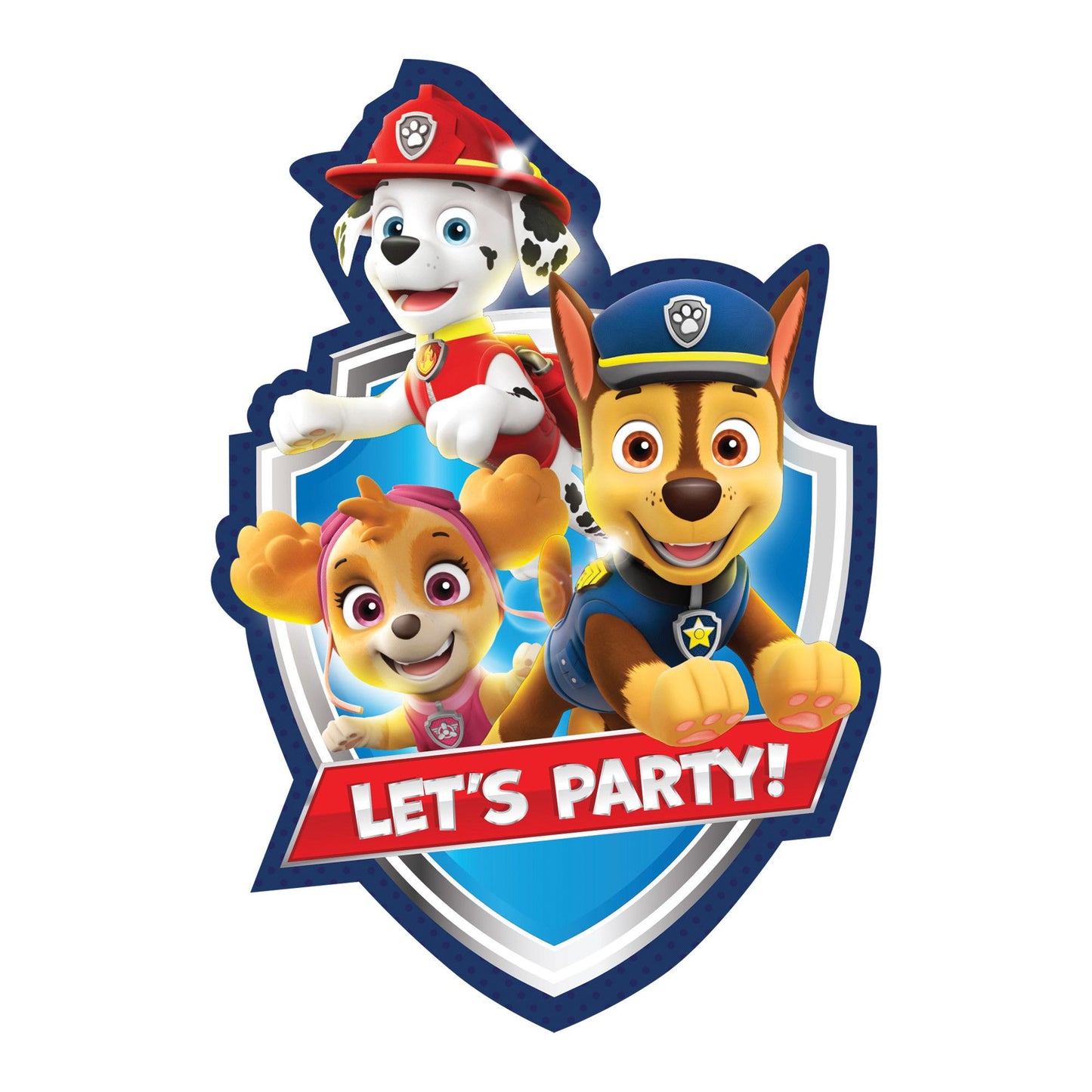 Paw Patrol Invitation Cards