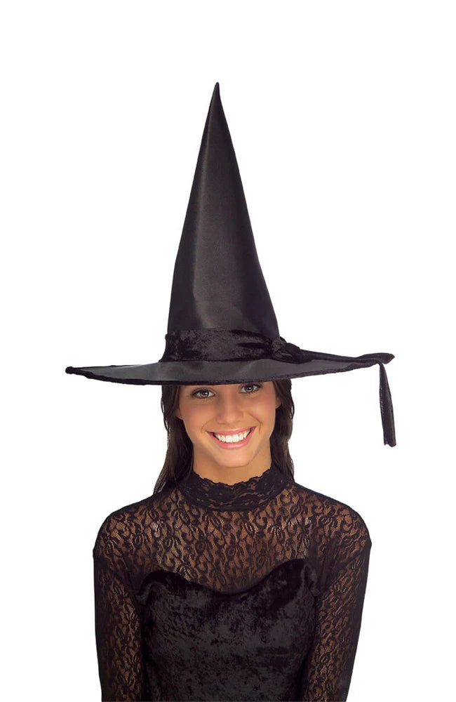 Big Satin Witch Hat