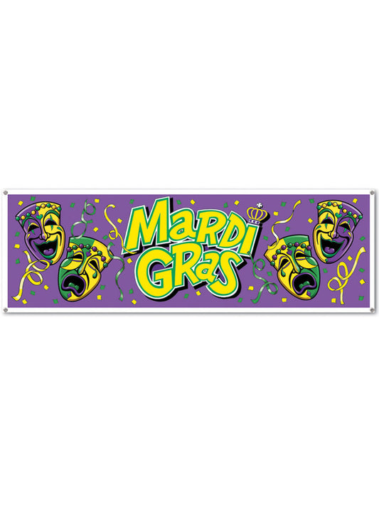 Mardi Gras Jumbo Sign Banner