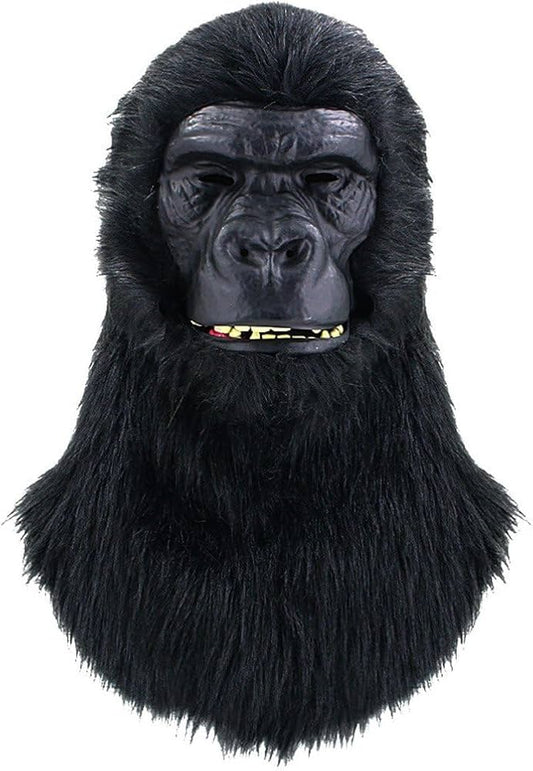 Gorilla Mask With Movable Jaw