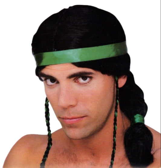 Perruque masculine amérindienne