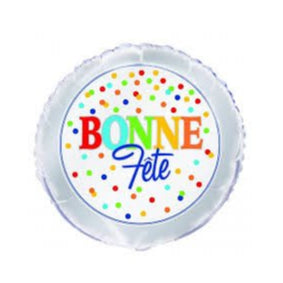 M. 18" Bonne Fête - Confetti