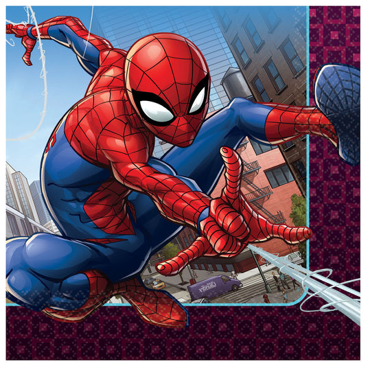 Spider-Man Webbed Wonder - Lunch Napkins 13"