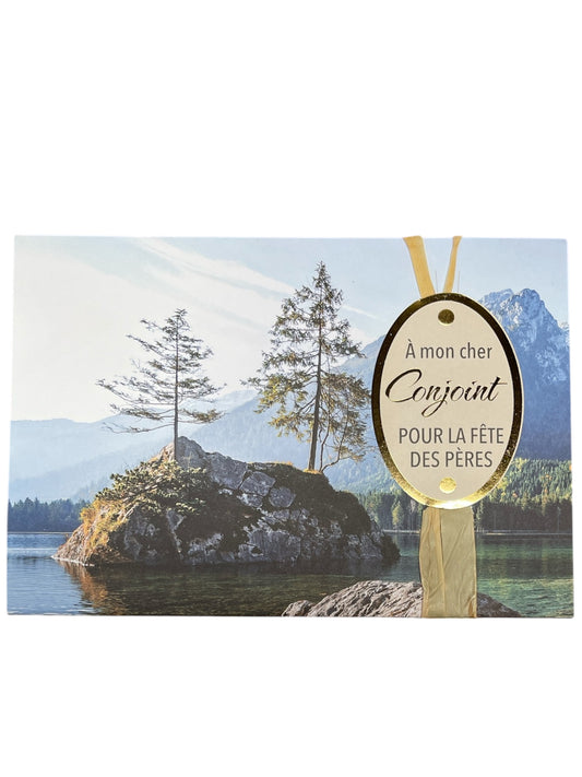 Carte De Souhait - À Mon Cher Conjoint Pour La Fête Des Pères