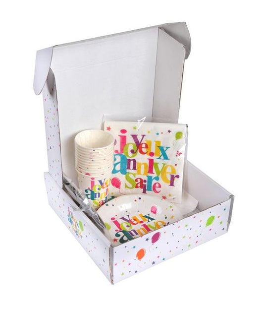 Kit festif Joyeux Anniversaire (10 pièces)