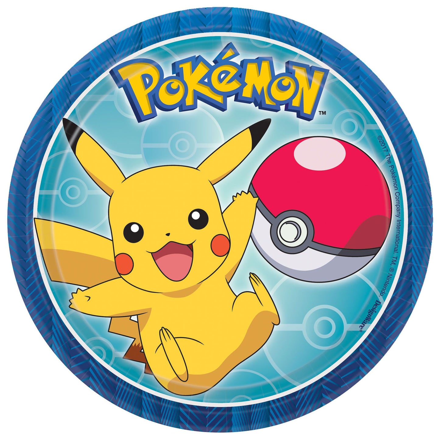 Round Plates Pokemon Classic - Desert Plates 7"