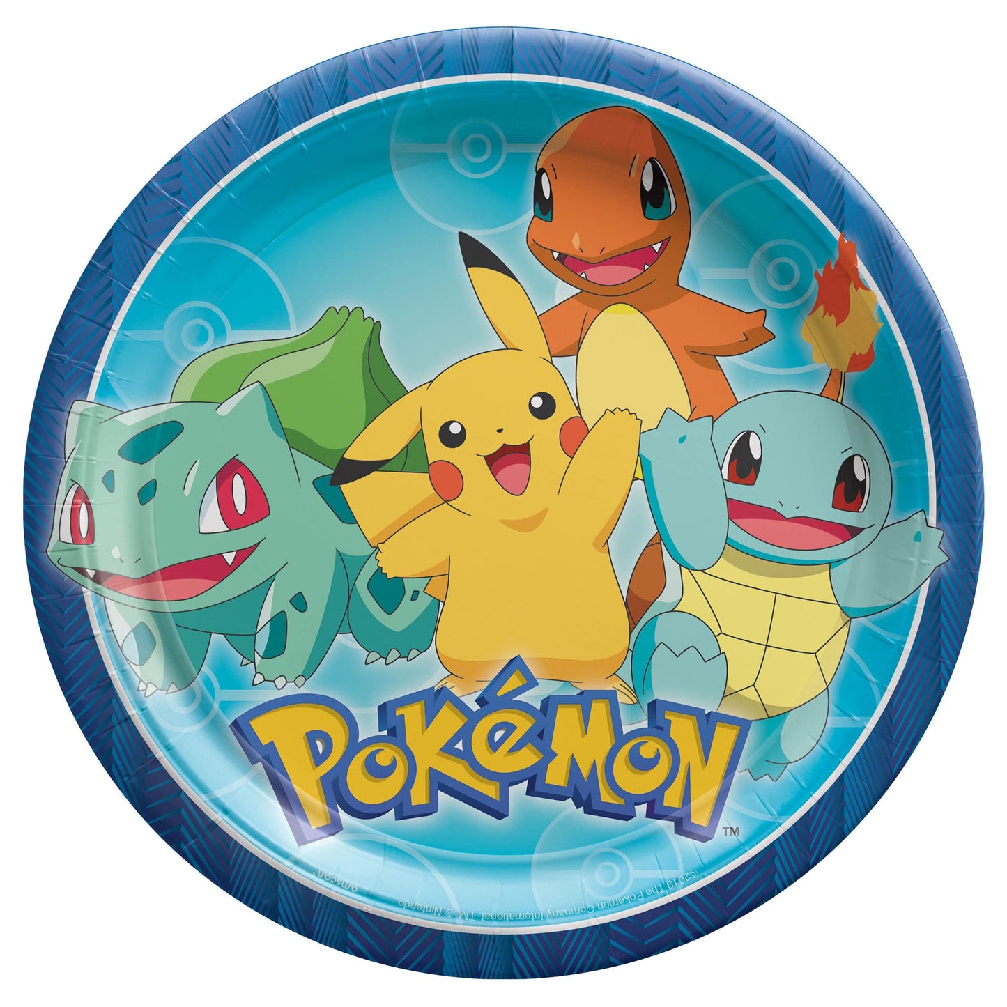 Round Plates Pokemon Classic - Diner Plates 9"