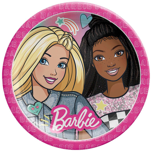 Barbie Dream Together Plates - Dinner Plates 9"